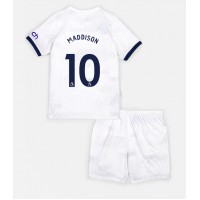 Dětský fotbalový dres Tottenham Hotspur James Maddison #10 2023-24 Domácí Krátký Rukáv (+ trenýrky)